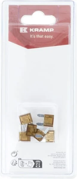 Kramp - KRSI20264P06B - Fuse 7.5A x 16.3mm, Mini (6)
