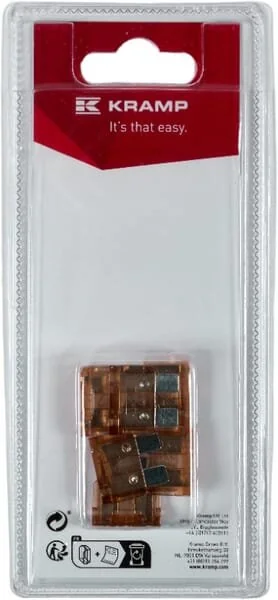 Kramp - KRSI22005P06B - Fuse 5A x 20mm, Blade (6)