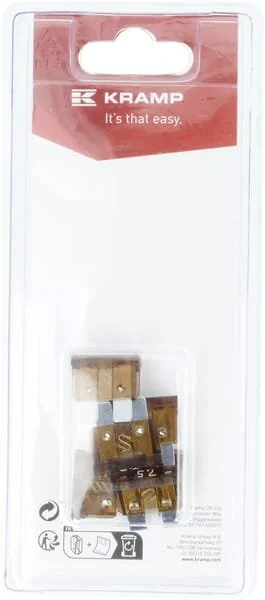Kramp - KRSI22075P06B - Fuse 7.5A x 20mm, Blade (6)