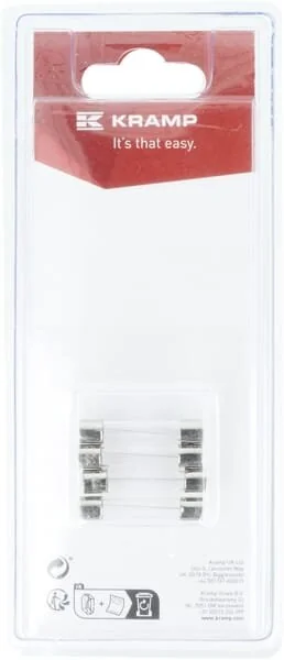 Kramp - KRSI23515P04B - Fuse 5A x 32mm, Glass (4)