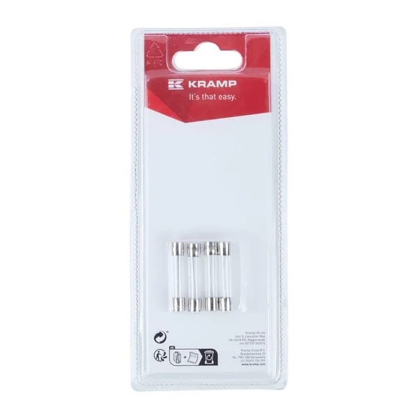 Kramp - KRSI23516P04B - Fuse 10A x 32mm, Glass (4)