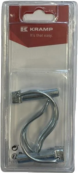 Kramp - KRSLP834P02B - Tube Linch Pin 8mm x 34mm (2)