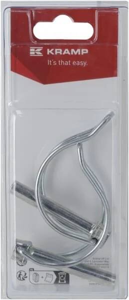 Kramp - KRSLP850GPP02B - Tube Linch Pin 8mm x 50mm (2)