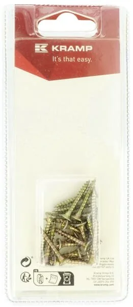 Kramp - KRSPS3525P20B - Chipboard Screw 3.5x25mm (20)