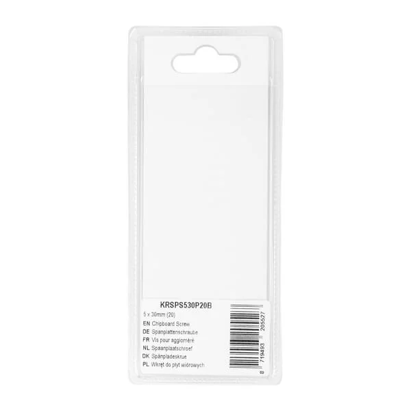 Kramp - KRSPS530P20B - Chipboard Screw 5x30mm (20)