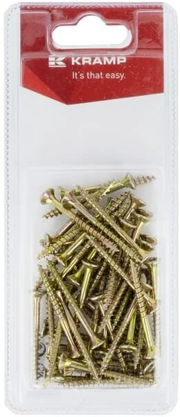 Kramp - KRSPT440P50B - Chipboard Screw 4x40mm (50)