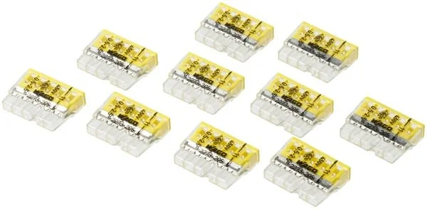 Kramp - KRWAG273245P10B - Cable Joiner Wago 5 Inlet (10)