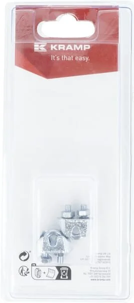Kramp - KRWL03P02B - Rope Clamp 3mm (2)