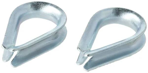 Kramp - KRWT06P02B - Wire Rope Thimble - 25x18mm (2)