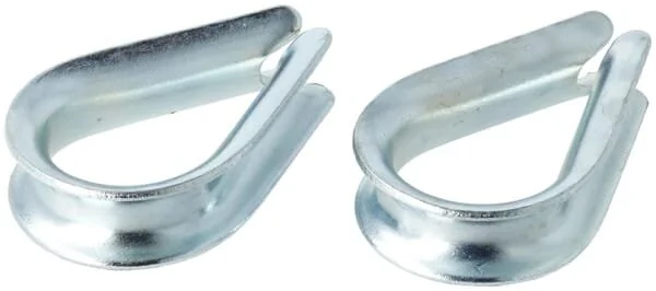 Kramp - KRWT08P02B - Wire Rope Thimble - 33x24mm (2)