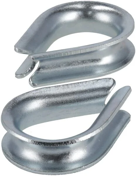 Kramp - KRWT10P02B - Wire Rope Thimble - 42x31mm (2)