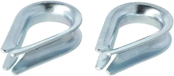 Kramp - KRWT12P02B - Wire Rope Thimble - 47x28mm (2)