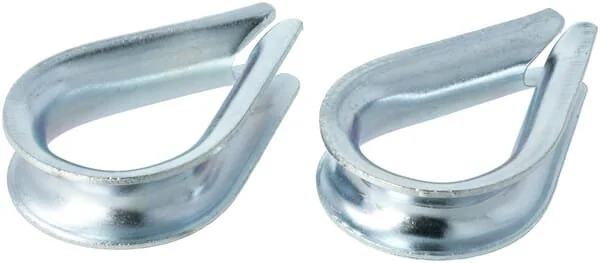 Kramp - KRWT12P02B - Wire Rope Thimble - 47x28mm (2)
