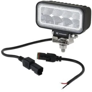 Kramp - LA100951 - Work Light LED, 19W, 3350lm, Rectangular, 10/, mm, Deutsch 2-Pin, Flood, 8 LEDs