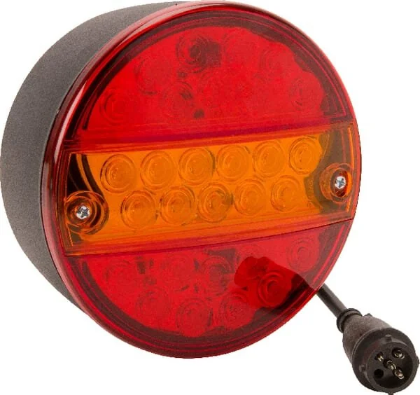 Kramp - LA40046 - Multifunction Rear Light LED, Round, 5-Pin