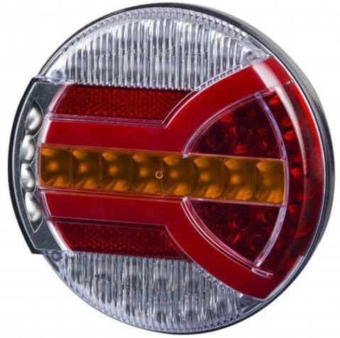 Kramp - LA40065 - Rear Light LED, Round, 12/, White/Orange/Red