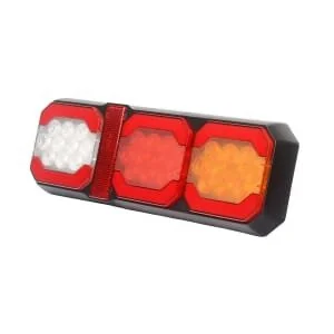 Kramp - LA40091 - Multifunction Rear Light LED, mm, 1.5m Cable, White/Orange/Red