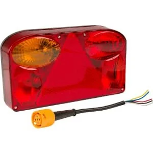 Kramp - LA45029LKR - Rear Light LH Rectangular, 12/, Bayonet 5-Pin