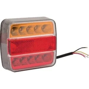 Kramp - LA45043KR - Rear Light LED, Square, 12