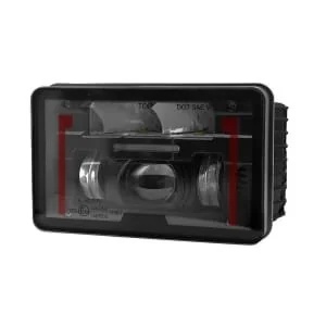 Kramp - LA80065 - Headlight LED, 23/45W, Rectangular, Mm, High Beam/Low Beam, Heated