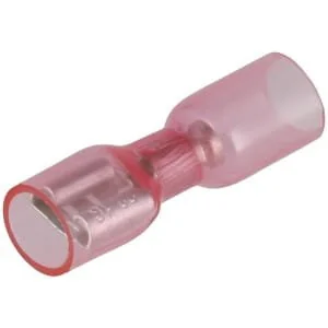 Kramp - LA901001 - Heat Shrink Blade Female Connector, Red, 0.5-1mm², 6.3x4.8mm