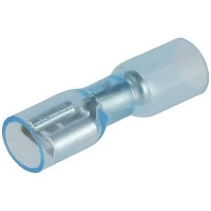 Kramp - LA901002 - Heat Shrink Blade Female Connector, Blue, 1.5-2.5mm², 6.3x4.8mm
