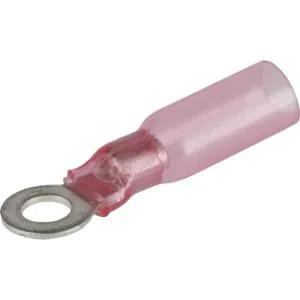 Kramp - LA901005 - Heat Shrink Ring Connector, Red, 0.5-1mm²
