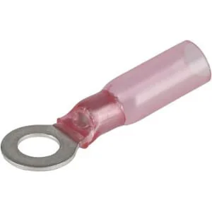 Kramp - LA901007 - Heat Shrink Ring Connector, Red, 0.5-1mm²