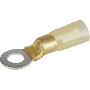 Kramp - LA901009 - Heat Shrink Ring Connector, Yellow, 4.0-6.0mm²