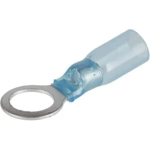 Kramp - LA901010 - Heat Shrink Ring Connector, Blue, 1.5-2.5mm²