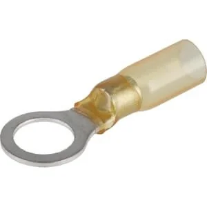 Kramp - LA901012 - Heat Shrink Ring Connector, Yellow, 4.0-6.0mm²