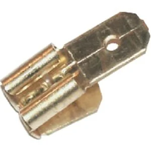 Kramp - LA9010CKR - Crimp Terminal, Double, 6.4x0.8mm (100x)