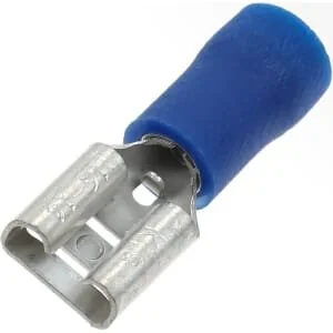 Kramp - LA9015CKR - Terminal Blade Female, Blue, 1.5-2.5mm² 6.3x0.8mm (100x)