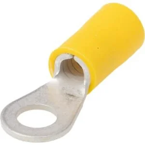Kramp - LA9045CKR - Ring Connector, Yellow, 4-6mm² (50x)