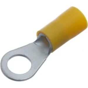 Kramp - LA9050CKR - Ring Connector, Yellow, 4-6mm² (50x)