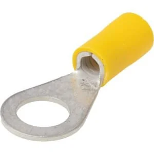 Kramp - LA9055CKR - Ring Connector, Yellow, 4-6mm² (50x)
