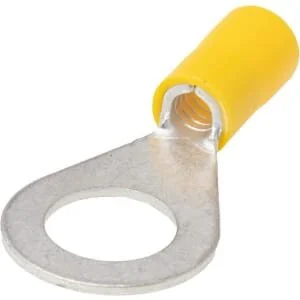 Kramp - LA9080CKR - Ring Connector, Yellow, 4-6mm² (50x)