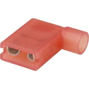 Kramp - LA9092CKR - Terminal Blade Female, Red, 0.5-1mm² 6.3x0.8mm (75x)