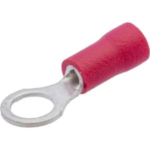 Kramp - LA9095CKR - Ring Connector, Red, 0.5-1mm² (100x)