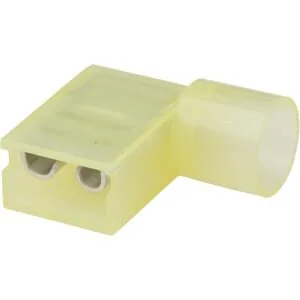 Kramp - LA9096CKR - Terminal Blade Female, Yellow, 4-6mm² 6.3x0.8mm (50x)