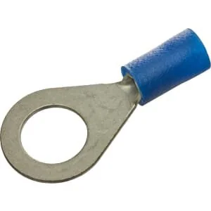 Kramp - LA9100CKR - Ring Connector, Blue, 1.5-2.5mm² (100x)