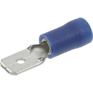 Kramp - LA9120CKR - Terminal Blade Male, Blue, 1.5-2.5mm² 6.3x0.8mm (100x)