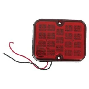 Kramp - LA91263KR - Fog Light LED, Square, Red