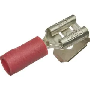 Kramp - LA9130CKR - Terminal Blade Piggy Back, Female/Male Red, 0.5-1mm² 6.4x0.8mm (100x)