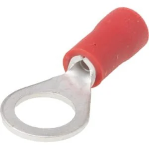 Kramp - LA9165CKR - Ring Connector, Red, 0.5-1mm² (100x)