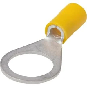 Kramp - LA9170CKR - Ring Connector, Yellow, 4-6mm² (50x)