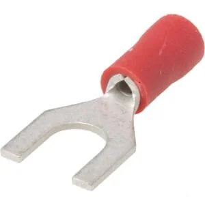 Kramp - LA9185CKR - Fork Terminal, Red, 0.5-1mm² (100x)