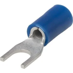 Kramp - LA9195CKR - Fork Terminal, Blue, 1.5-2.5mm² (100x)