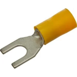 Kramp - LA9205CKR - Fork Terminal, Yellow, 4-6mm² (50x)