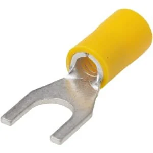 Kramp - LA9210CKR - Fork Terminal, Yellow, 4-6mm² (50x)